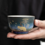 Deer Tea Cup Ceramic 100ml