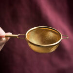 Small Brass Tea Strainer Spoon