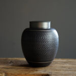 Tea Ceramic Canister Japanese Tea Canister