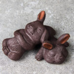 Clay Rabbit Tea Pet