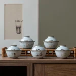 full collection of cute cat pattern ceramic gaiwan