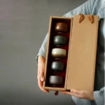 full set packaging of five elements chinese ceramic chawan tea cup set
