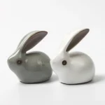 handmade ceramic rabbit tea pet cute mini tea accessory for gongfu tea ceremony