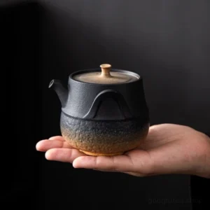 handmade gradient chinese clay teapot 6.1oz full product view
