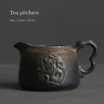 Jingdezhen vintage dragon pattern gong dao bei ceramic tea pitcher main view