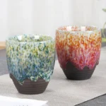 Handcrafted wabi-sabi Chinese Jian Zhan tea cup product main view