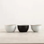 set of 6 handcrafted chinese porcelain tea cups gold trim