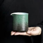 vintage gradient ceramic gong dao bei 10.1oz front view