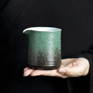 vintage gradient ceramic gong dao bei 10.1oz front view