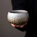 full collection of vintage handcrafted ceramic chawan tea bowls multiple styles