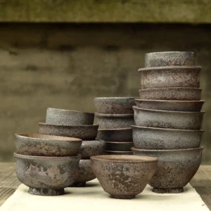 vintage collection handcrafted chinese clay tea cups multiple styles